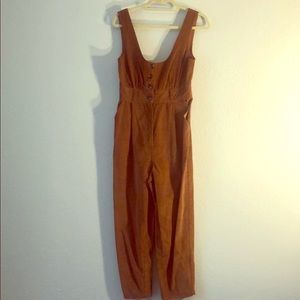Brown corduroy Jumpsuit Overall